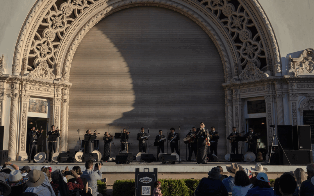 Mariachi Continental de San Diego Delivers a Powerful Twilight Performance at Balboa Park’s Spreckels Organ Pavilion